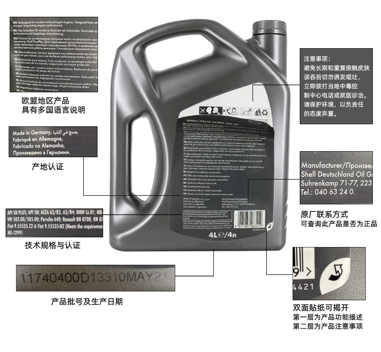 殼牌 極凈超凡ULTRA ECT C3 5W-30 SN 4L裝-第4張圖片-鄭州市冠恒貿易有限公司【官方網(wǎng)站】-車(chē)用潤滑油服務(wù)專(zhuān)家