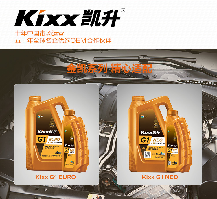 GS (Kixx) 凱升G1 Euro 全合成機油 5W-40 A3B4級 金凱系列 1L-第8張圖片-鄭州市冠恒貿易有限公司【官方網(wǎng)站】-車(chē)用潤滑油服務(wù)專(zhuān)家